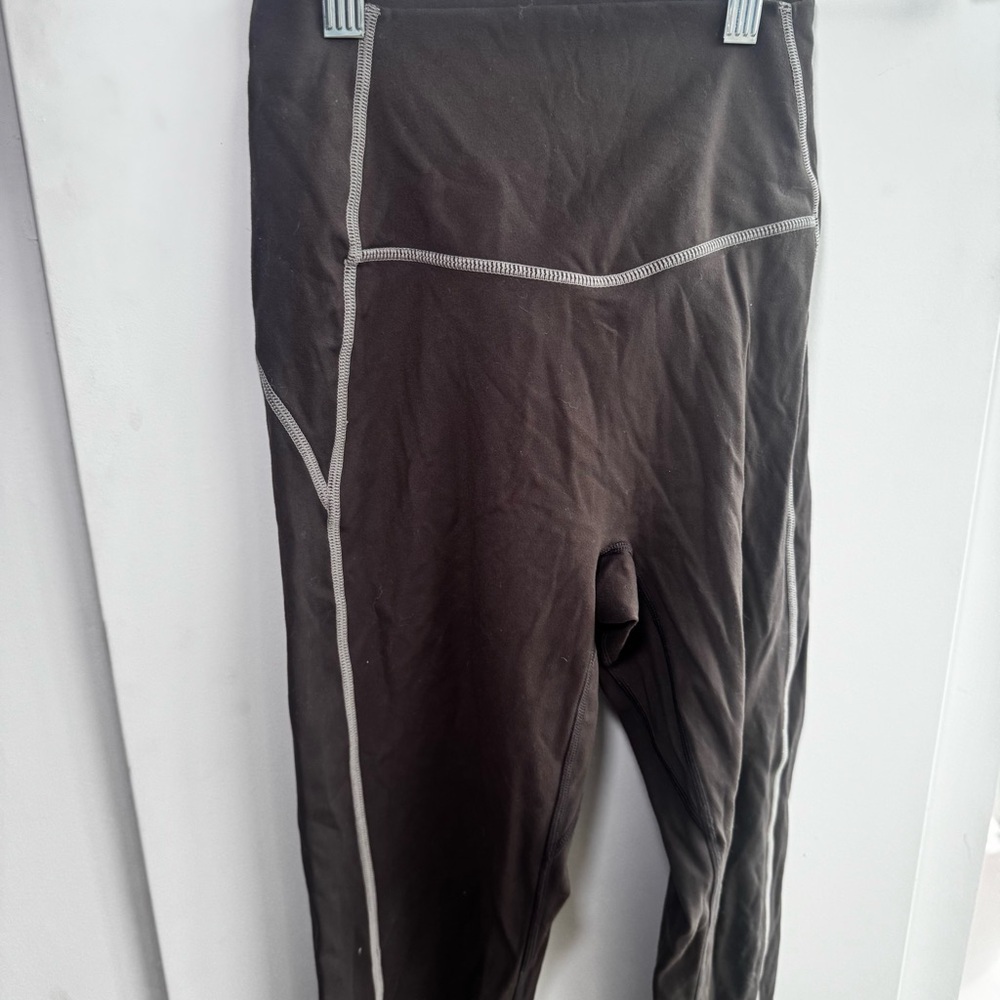 Aoxjox Workout High Waisted Leggings - Driftwood Brown - Picture 4 of 8